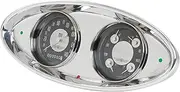 Lokar BDI-9129 3-3/8" 2 Gauge Satin Classic Instrument High Step Bezel Dash Insert