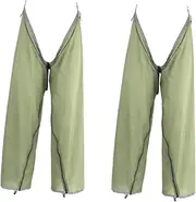 [QWDSGFWS] 2pcs Outdoor Rain Pants Cycling Pants for Men Men's Rain Pants Womens Rain Pants Cycling Rain Pants Outdoor Pants Hiking Pants Rain Gear Wear-Resistant Pants Snow Pant Outer Pants Green/1370