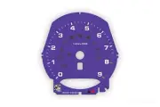 Porsche 911 991 (Gen 1) 981 Gauge Face Tachometer Manual Dial Ultraviolet Purple