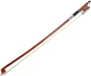CATIEBYE Violin Bow Practice Red Sandalwood Violin Bow with Horsehair for Student and Beginner