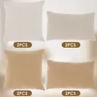 2 Packs Throw Pillow Covers Soft Cozy Pillow Covers Chenille Cushion Case bewnO