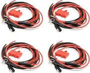 Justivana 4X DC Power Cable Cord for GM300/338/380/3188CDM1250/750 Metres
