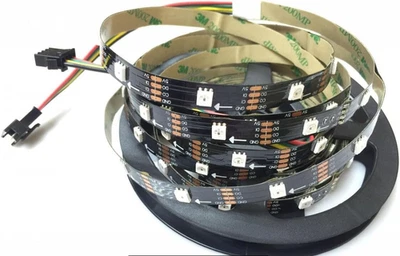 APA102C APA102 RGB Addressable Strip Light 30 Leds/Pixel/M 5M 150 Leds 5050 SMD