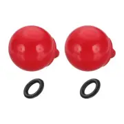 Camera Shutter Button, 2Pcs 10mm Ball Shape Shutter Release Buttons, Red