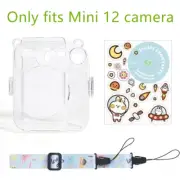 For Fujifilm Instax Mini 12 Mini 11 Transparent Camera Case Protective Carry Bag