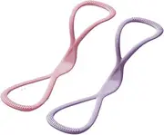 Exercise Bands for Women,8 Shaped Fitness Stretch Band | Yoga Pulling Rope, Chest Expander, Muscle Training Tool for Yoga Pilates