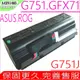 ASUS A42N1403 電池(保固更久) 華碩 G751 電池, G751J 電池,G751JM 電池,G751J-BHI7T25,GFX71,4ICR19/66-2,A42LM93