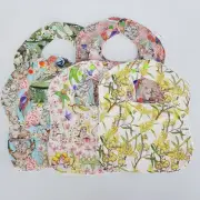 Baby Bibs May Gibbs Snuggle Pot Print Prints 5 x Pack 100% Cotton Handmade New