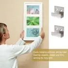 8 Pcs Metal Picture Frame Hooks Wall Picture Hooks Metal Photo Frame Hooks