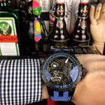 ROGER DUBUIS EXCALIBUR KING 系列自動鏈條機芯,錶殼:46 毫米倍耐力橡膠錶帶,帶雙手輪 HO