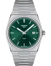 [Tissot] PRX T1374101109100 Watch in Green/Silver