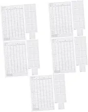 STOBOK 5sets Golf Game Scorecards Outdoor Activity Tool Convenient Golfs Score Book Confidence Use 10pcs*5