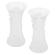 2pcs Flower Vase Desktop Vase Home Decor Classic Nordic Style Vase Room Office
