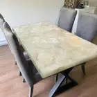 White Quartz Coffee Center Table Top, Hallway Agate Quartz Table, Furniture Deco