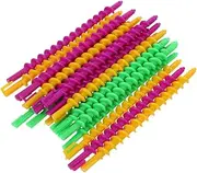 EXQUIMEUBLE 40pcs Hair Perm Rods Spiral Curlers Reusable Hair Roller Tools Gentle Material and Salon Use