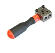 Inverted Double Flare Tool for 3/16 Inch and 1/4 Inch Tubing with Hard Plasti...