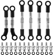 INJORA Adjustable Stainless Steel Links Set for 1/24 Losi Micro-B Upgrade