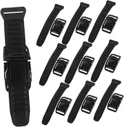 [CANIGHT] 10 Sets Backpack Buckle Replaceable Plastic Buckle Hiking Strap Buckles Bag Accessories Bag Connector Strap Adjuster Strap Clips Backpack Replacement Belt Buckles Men Dog Collar