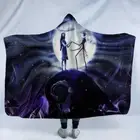 Muppet Proposing By Night 3D Hooded Blanket Wearable Flannel Throw Blanket Cloak