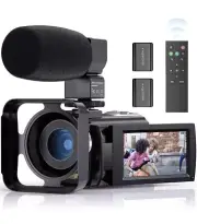 Video Camera Camcorder FamBrow YouTube Camera FHD 1080P 24MP 16X Digital Zoom...