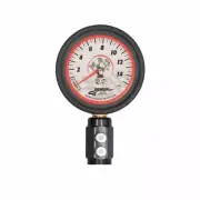 Longacre 52-52033 Deluxe 2.5" Tire Gauge - 0-15 psi by 1/4 lb