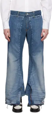 Junya Watanabe x Levi's belt loop denim trousers S,L,M blue