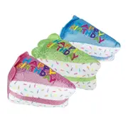 Multipet Birthday Cake Pet Cat Toy with Catnip Assorted 7.6cm