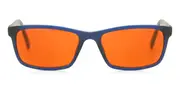 BON CHARGE Hudson Blue Light Blocking Blue Men's Sunglasses Blue Size 54