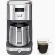 GE Drip Coffee Maker With Timer | 10-Cup Thermal Carafe Coffee Pot Keeps Coffee