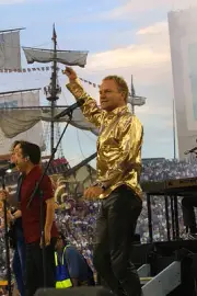 Sting at Super Bowl XXXV - Pregame Performance at Raymond James St- Old Photo 4