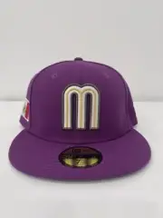 Mexico World Baseball Classic New Era Hat Club Purple Fitted Cap Hat Size 7 1/2