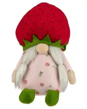 Northlight Girl Springtime Strawberry Gnome