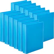 Marbig Clear View Insert Ring Binder Folder 2D 38mm A4 Marine Box 12