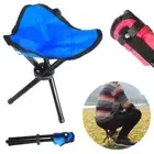 Portable Foldable Stable Seat Travel Chair Fishing Stool Triangle Tripod Sit SG