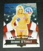 2013 Benchwarmer DEBBIE O'TOOLE Hobby ALL AMERICAN #18 Gold/99 Hawaiian Tropic