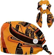 [YTYVAGT] Scrub Caps Women,Scrub Hats Suitable for Women,Ancient Sun Boat Ship