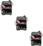 ULTECHNOVO Pcs High Amp Circuit Breaker a Manual Reset Black for Sensitive Electrical Appliances