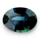 Remarkable Certified 0.73ct Natural Teal Sapphire VS Clarity Madagascar Oval