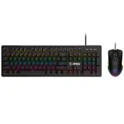 MSI Forge GK300 Keyboard and Mouse Combo - Blue Switch (FORGE GK300 COMBO BLUE US)