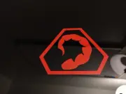 2 Pack Command & Conquer NOD Gloss Red Vinyl Decal Sticker 4"1/2 x 3" 3/4