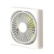 Mute Desktop Office Home Usb Mini Cooling Fan Speed Angle Adjustable White