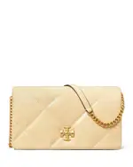 Tory Burch Kira Diamond Quilt Leather Chain Wallet