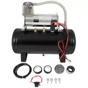 12V 150 Psi Air Horn 2 Gal Air Tank Compressor Onboard System Kit Fits Train Car