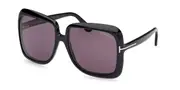 Tom Ford FT1156 LORELAI 01A Men's Sunglasses Black Size 59