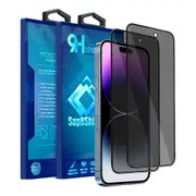 2X Matt Privacy For Apple iPhone 13 Mini Tempered Glass Screen Protector Film