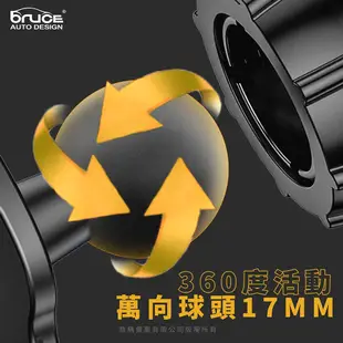 【Bruce】手機架通用型底座 Y字三叉冷氣孔支架 BR001(車麗屋)