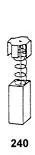 Asein 0851 - Carbon Brush Set Makita CB-64