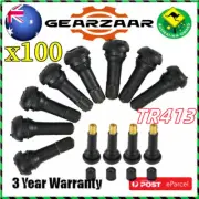 100X Car Auto TR 413 Snap In Tyre Tire Valve Rubber Tubeless Short Valve Stems (for: NSU)