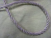 Metallic Silver Twisted Cord 4mm x 5 mts
