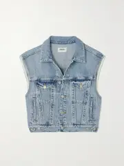 [AGOLDE] AGOLDE - Charli Denim Vest - Light denim - medium medium Blue